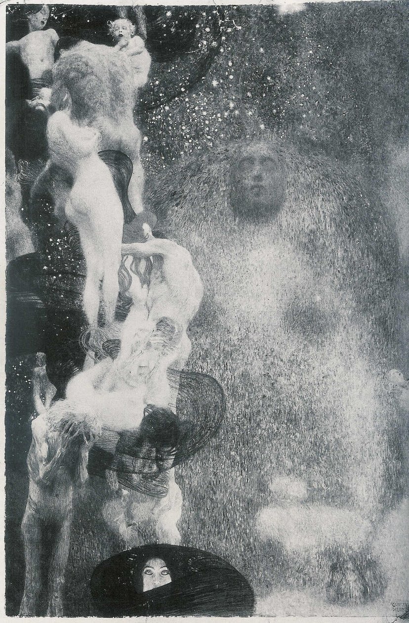 Fakultätsbild Philosophie tekijältä Gustav Klimt