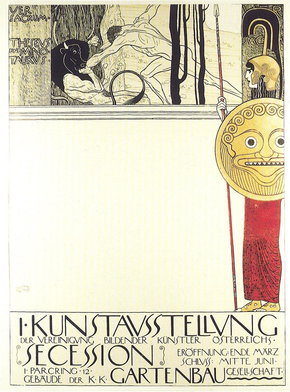 Kunstausstellung Secession tekijältä Gustav Klimt