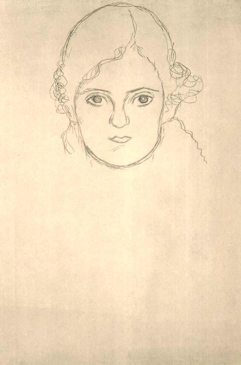 Mädchenkopf2 tekijältä Gustav Klimt