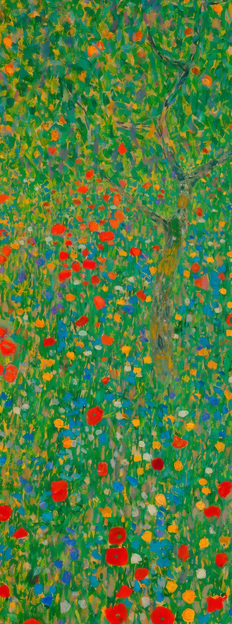 Unikko niitty tekijältä Gustav Klimt