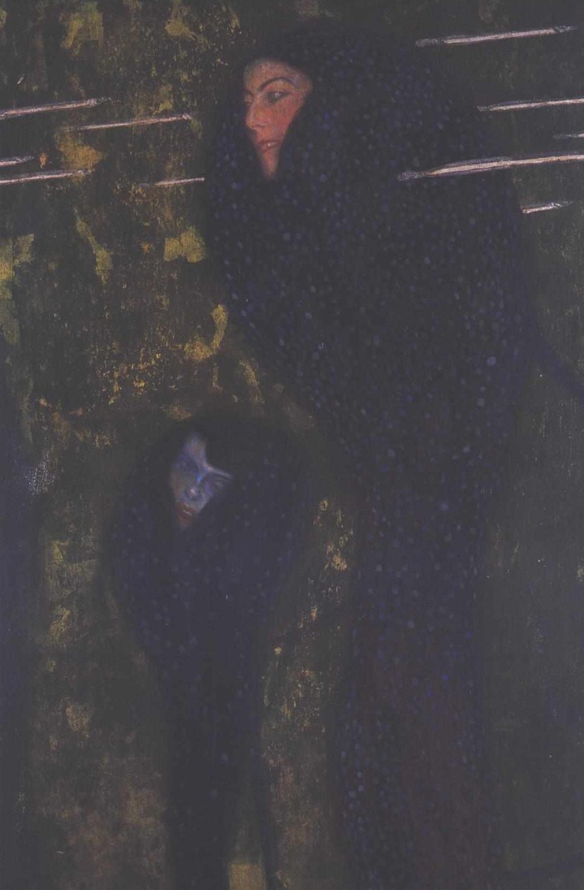 Merenneidot (hopeakalat) tekijältä Gustav Klimt