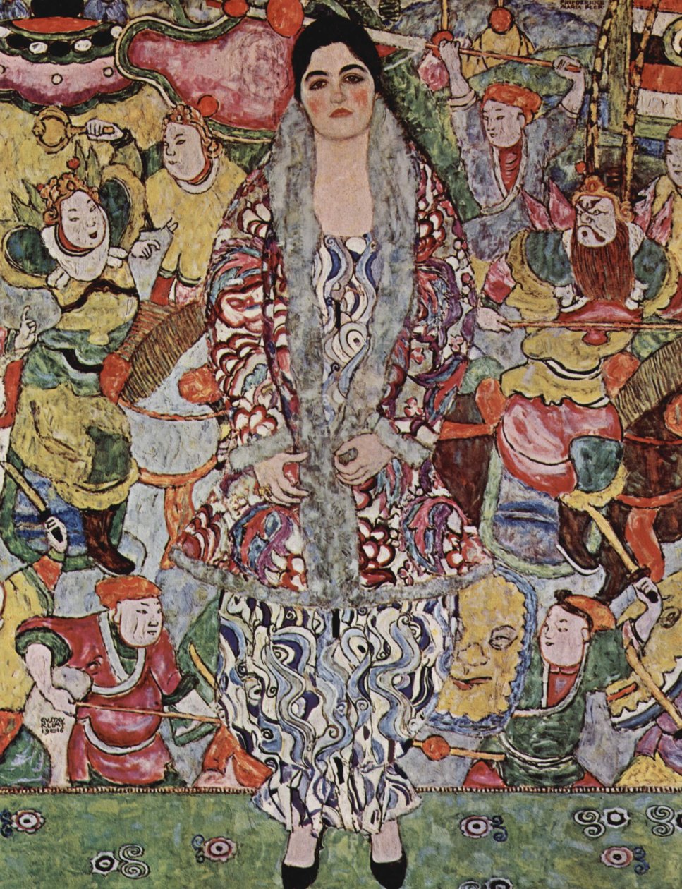 Muotokuva Friederike Maria Beeristä tekijältä Gustav Klimt