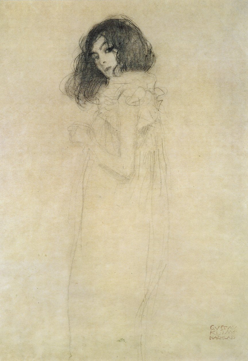 Muotokuva nuoresta naisesta, 1896-97 tekijältä Gustav Klimt