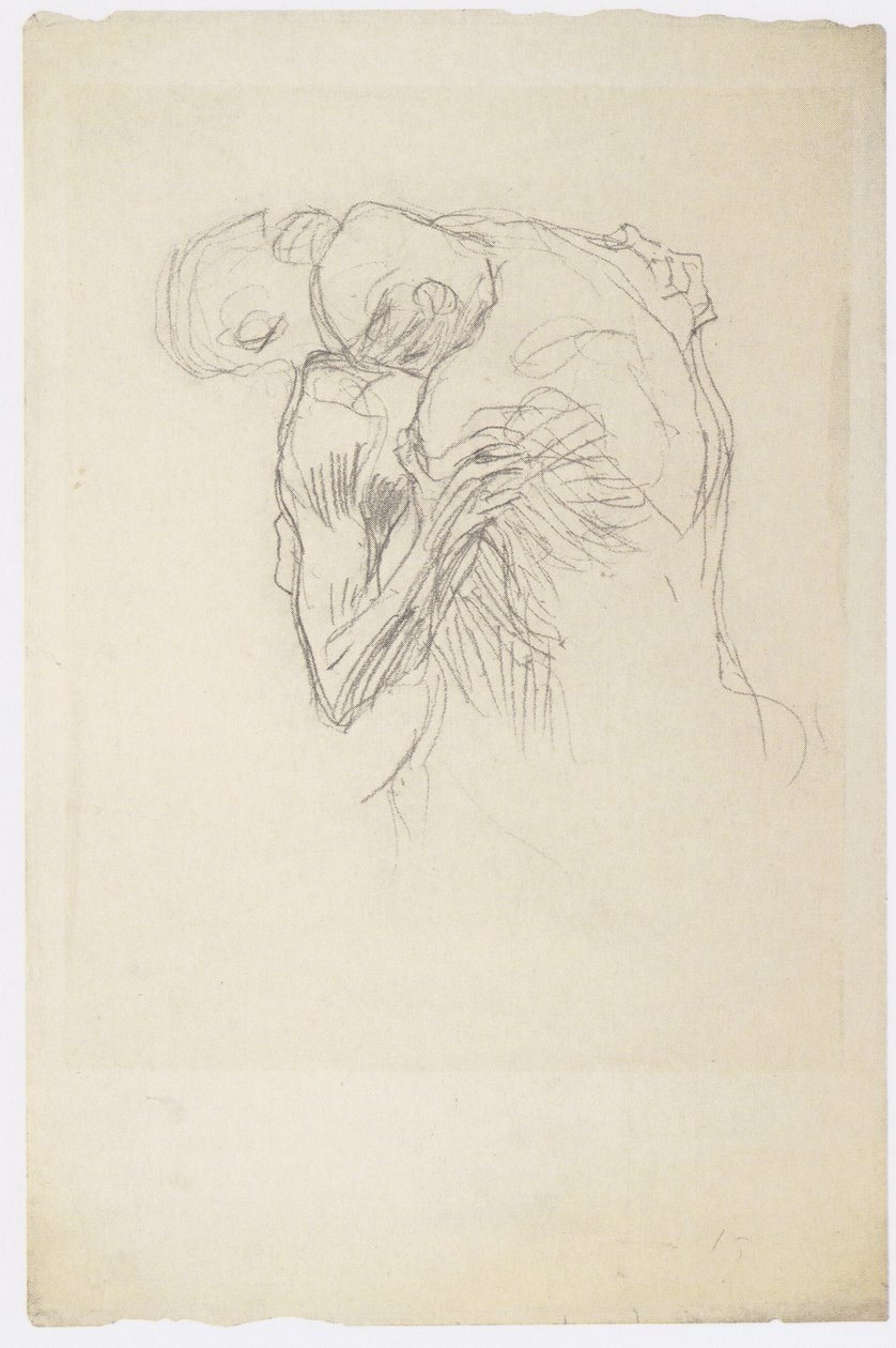 Painivat miehet tekijältä Gustav Klimt