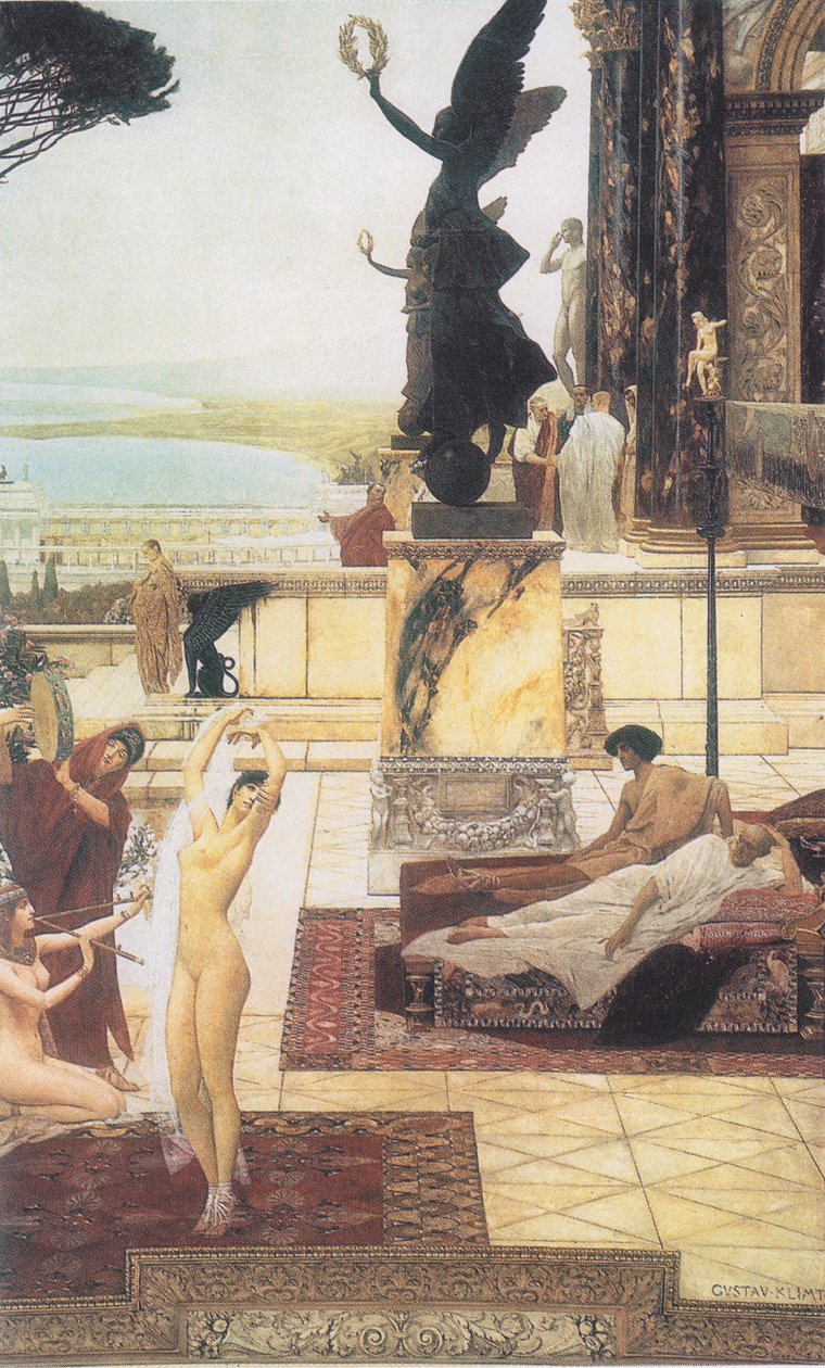 Teatteri Taormina tekijältä Gustav Klimt