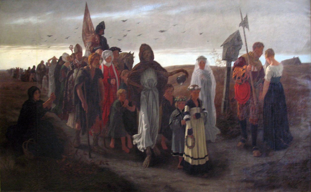 Kuoleman kulkue tekijältä Gustav Adolph Spangenberg