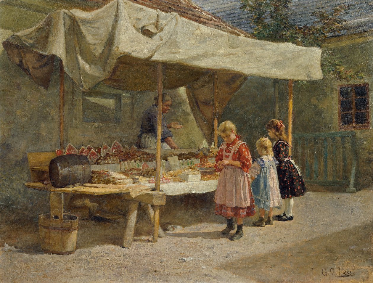 Piparkakkuosastolla tekijältä Gustav Adolf Hessl