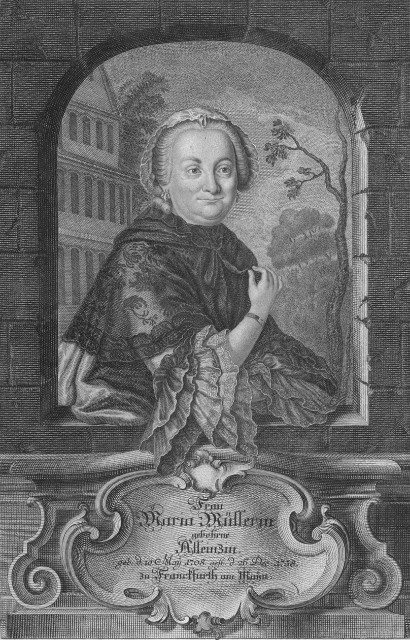 Frau Maria Mullerin, 1759. tekijältä Gustav Andreas Wolfgang