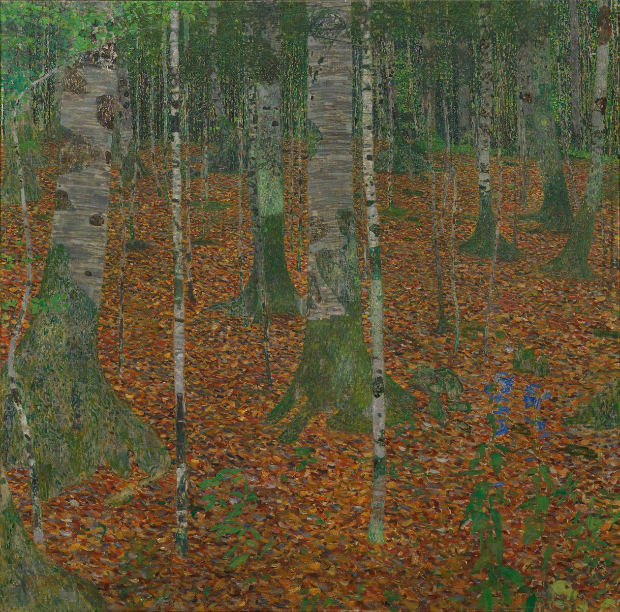Koivumetsä, 1903. tekijältä Gustav Klimt
