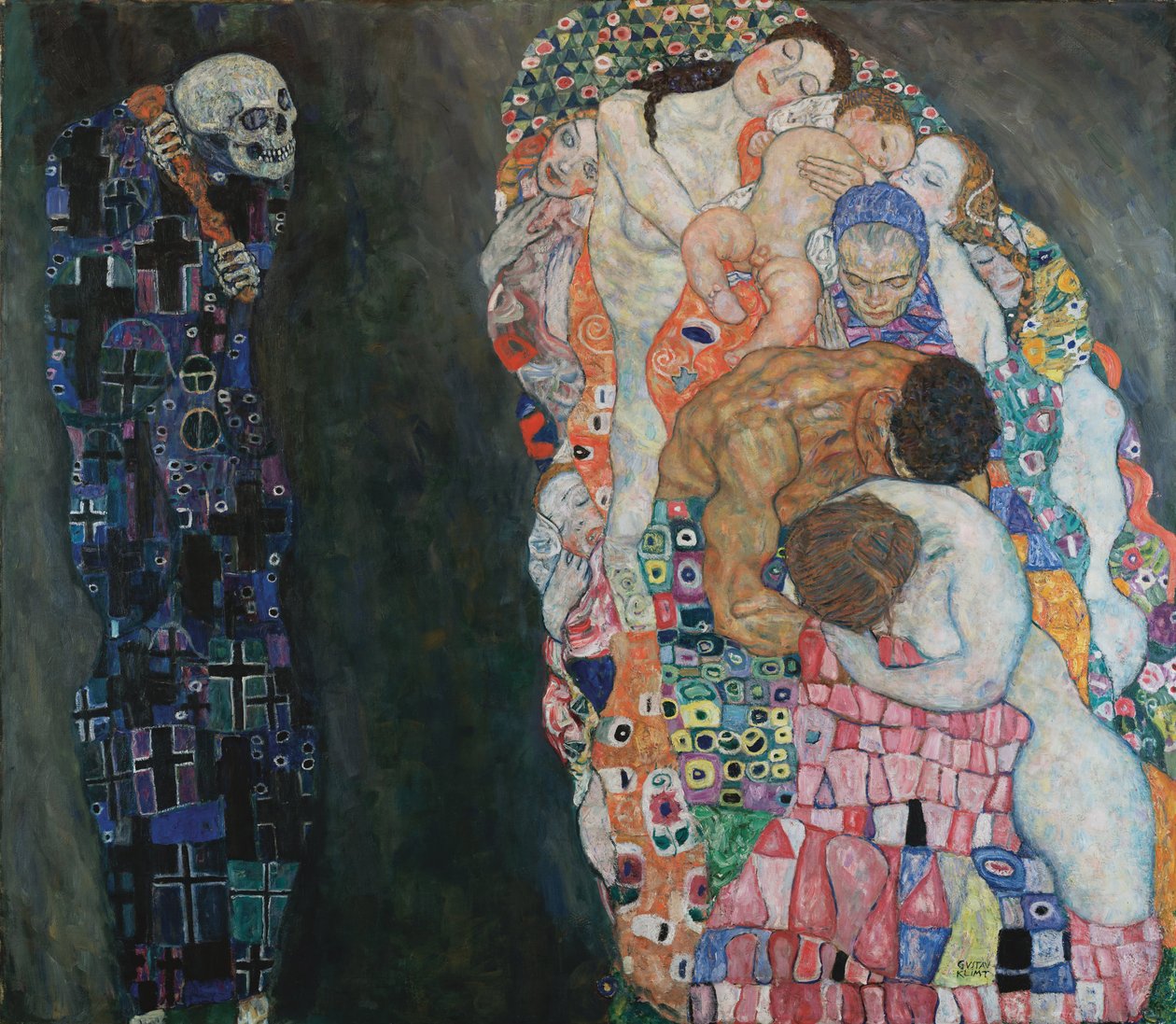Kuolema ja elämä, 1910-1915 tekijältä Gustav Klimt