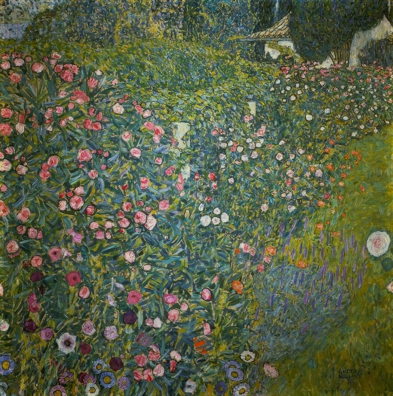 Italienische Gartenlandschaft tekijältä Gustav Klimt