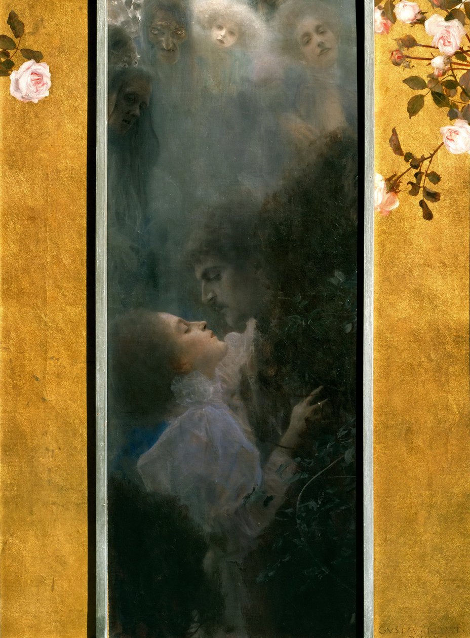 Rakkaus, 1895 tekijältä Gustav Klimt