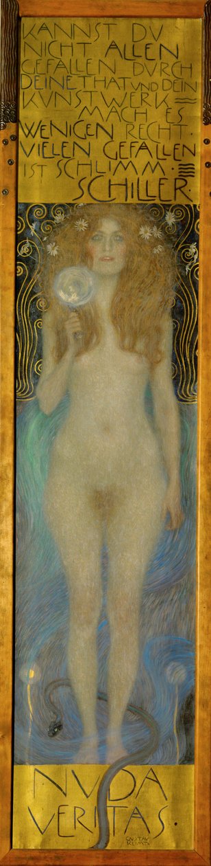 Nude Veritas tekijältä Gustav Klimt
