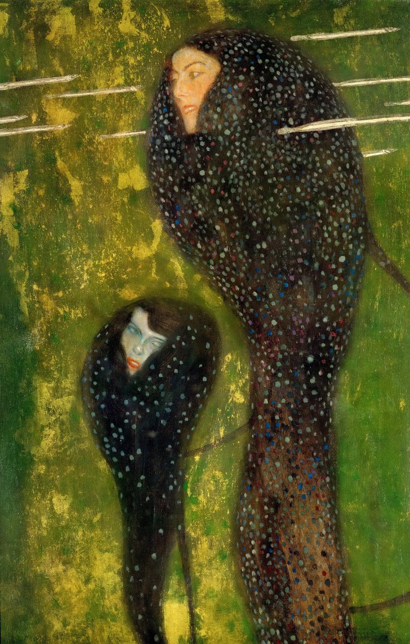 Nymphs Silver Fish, 1899 tekijältä Gustav Klimt