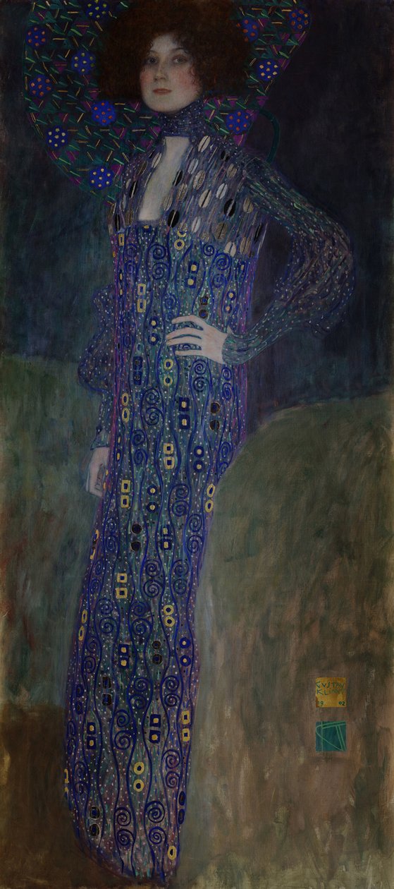 Emilie Flögen muotokuva, 1902 tekijältä Gustav Klimt