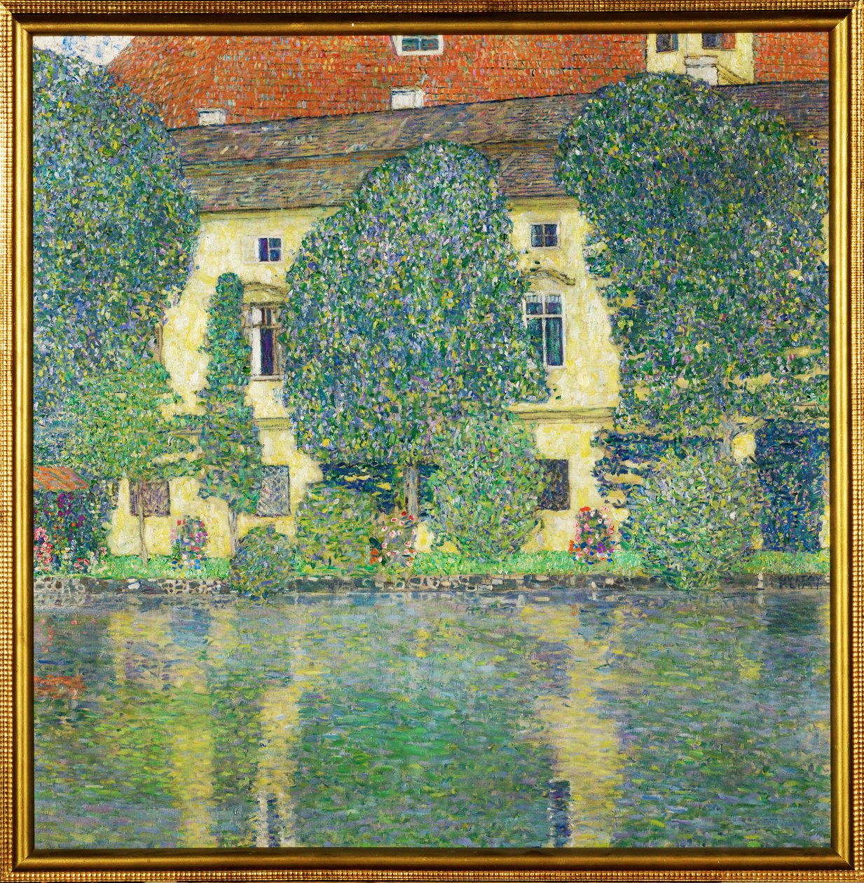 Kammer am Attersee linna III (vesilinna) tekijältä Gustav Klimt