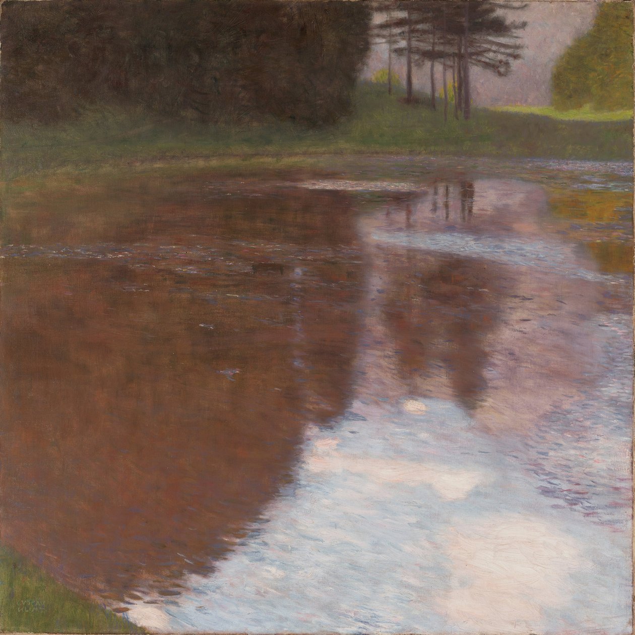 Still Pond, 1899 tekijältä Gustav Klimt