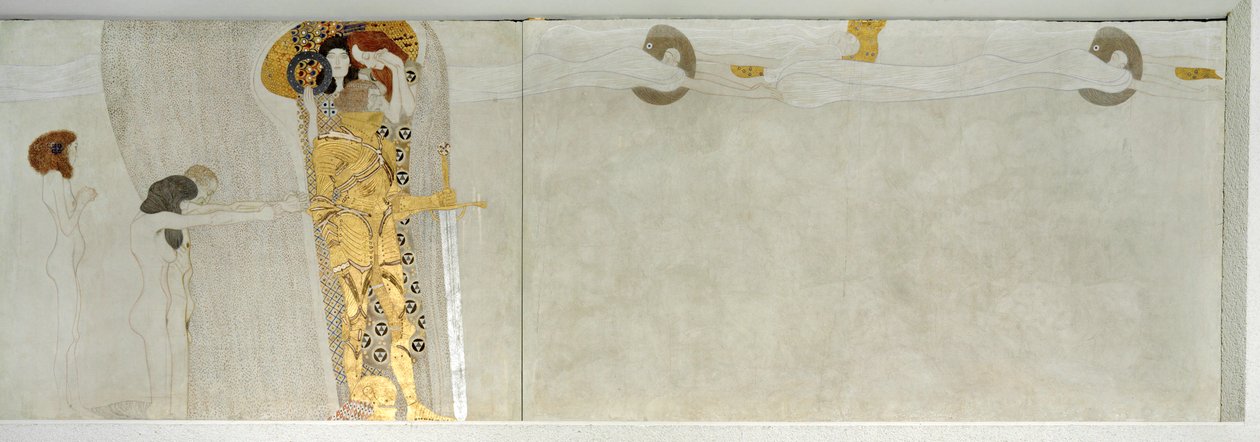 Beethovenin friisi, yksityiskohta tekijältä Gustav Klimt