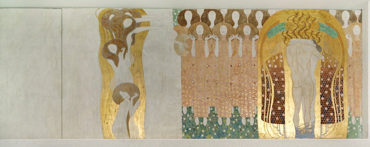 Beethovenin friisi, yksityiskohta tekijältä Gustav Klimt