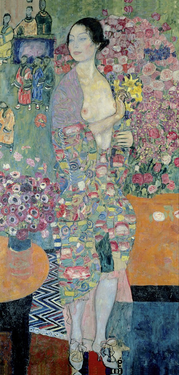 Tanssija, noin 1916-1918 tekijältä Gustav Klimt