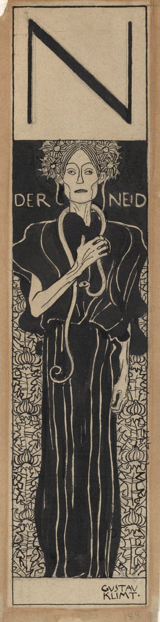 Kateus, 1898. tekijältä Gustav Klimt