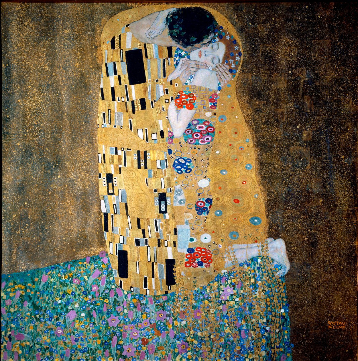 Suudelma tekijältä Gustav Klimt