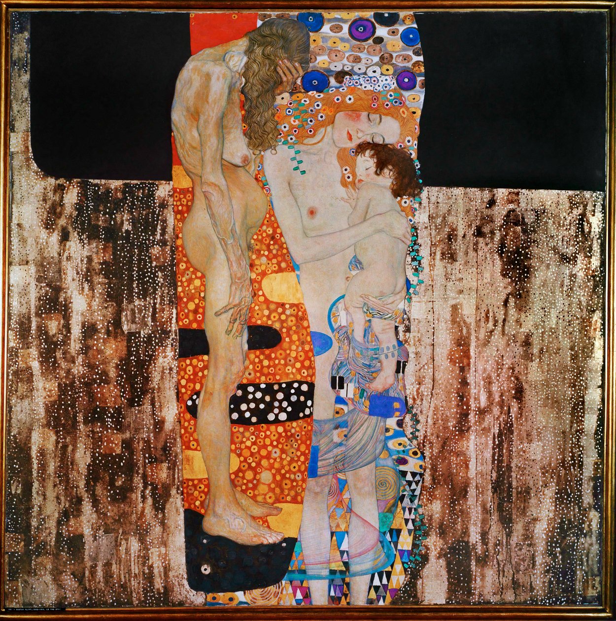 Ihmisen kolme aikakautta tekijältä Gustav Klimt