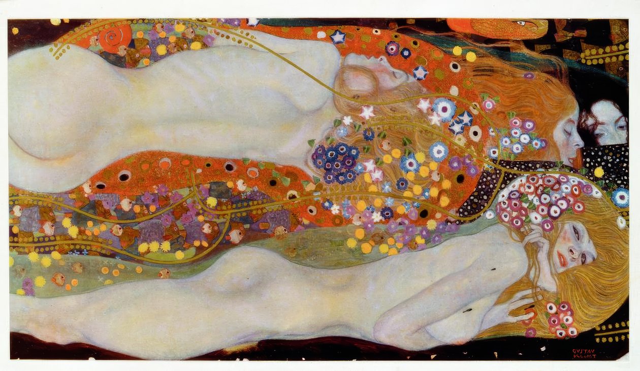 Wasserschlangen II tekijältä Gustav Klimt