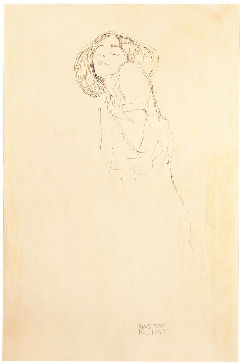 Nainen vasemmalta tekijältä Gustav Klimt