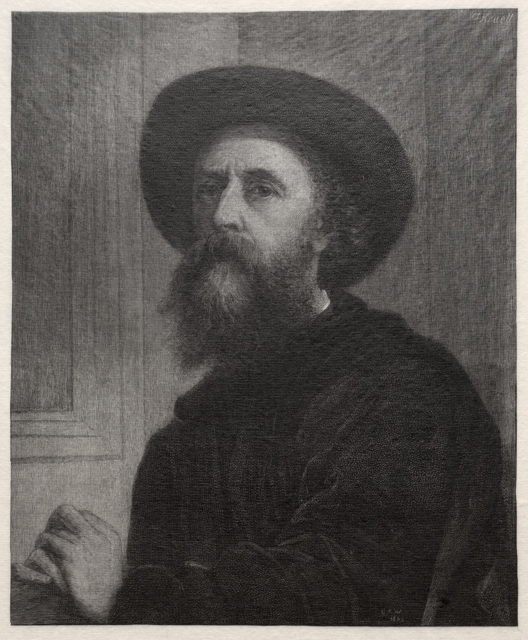 George Frederick Watts, 1887. tekijältä Gustav Kruell