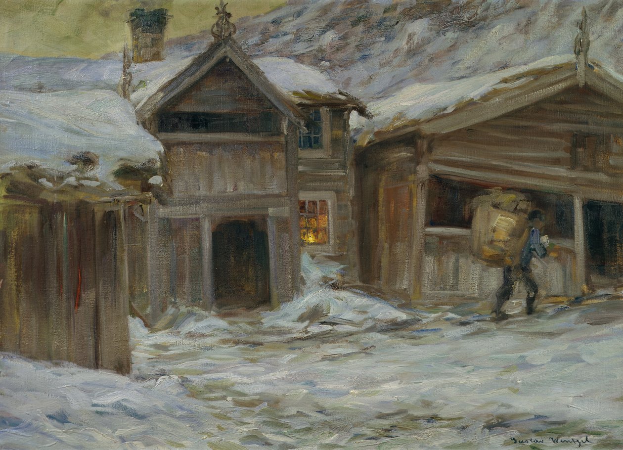 Sandbu-tila Vaagaassa (Vågå) tekijältä Gustav Wentzel