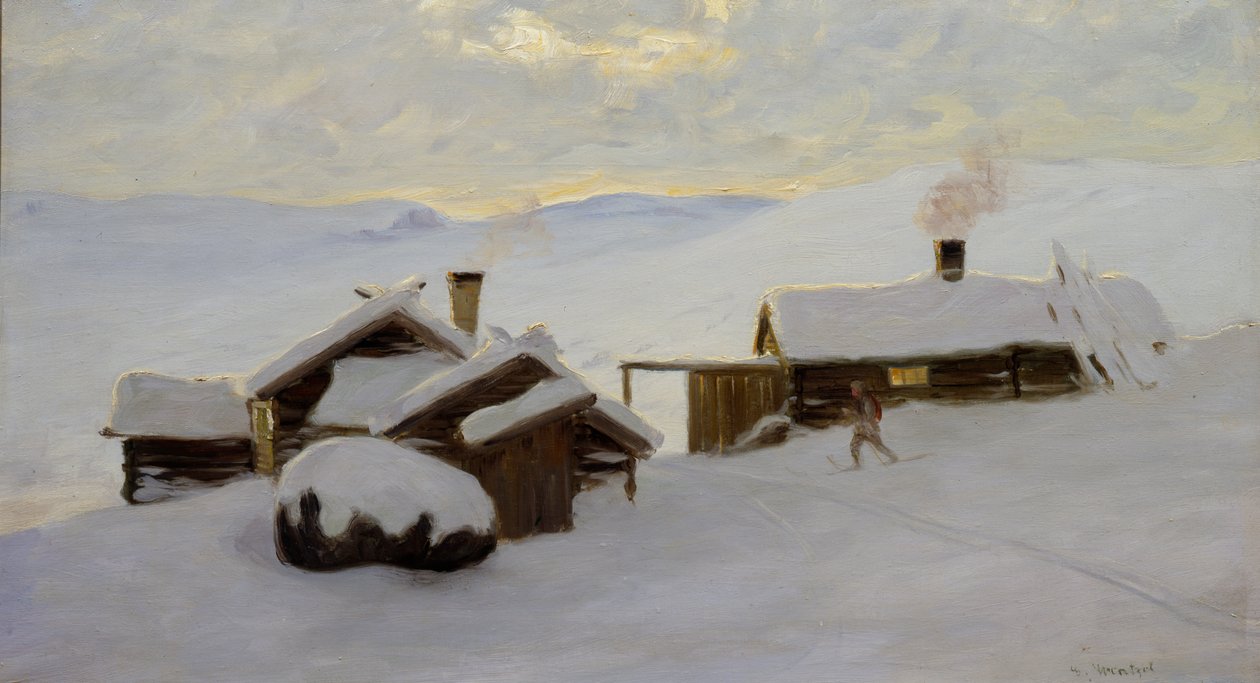 Sjodalen (öljy kankaalle) tekijältä Gustav Wentzel