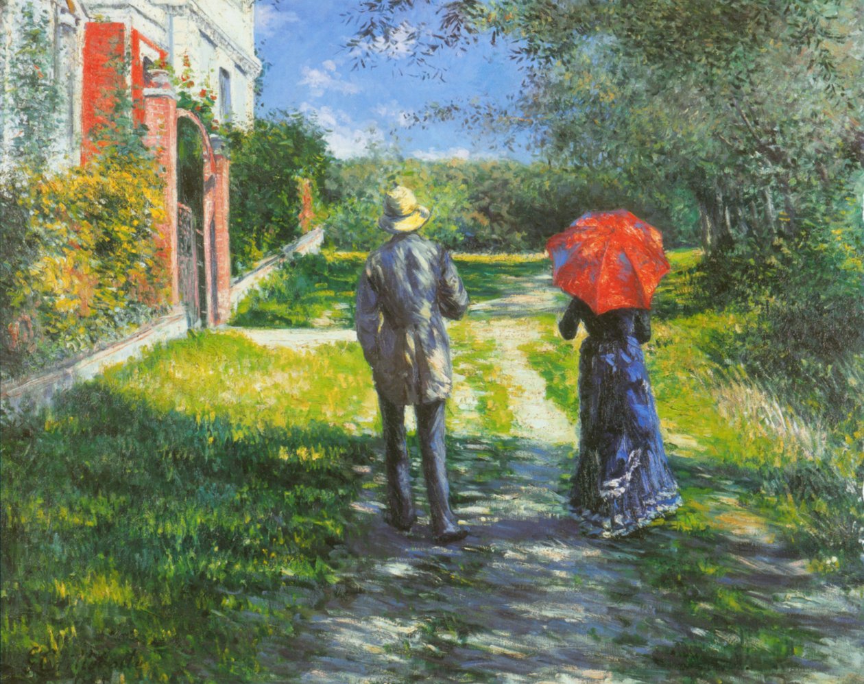 Chemin Montant tekijältä Gustave Caillebotte