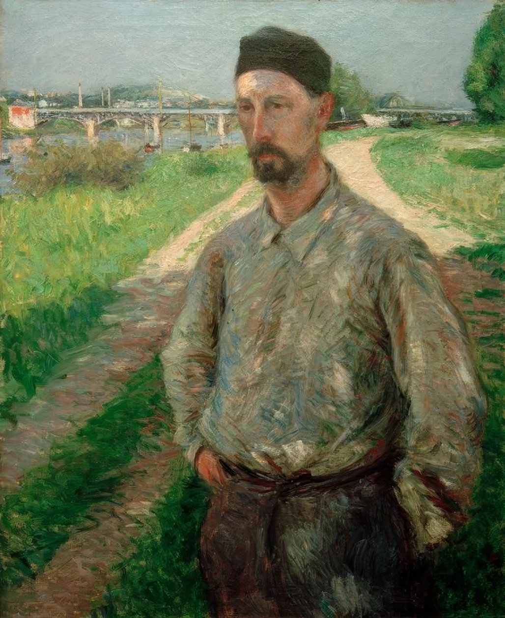 Muotokuva d’Eugène Lamy tekijältä Gustave Caillebotte