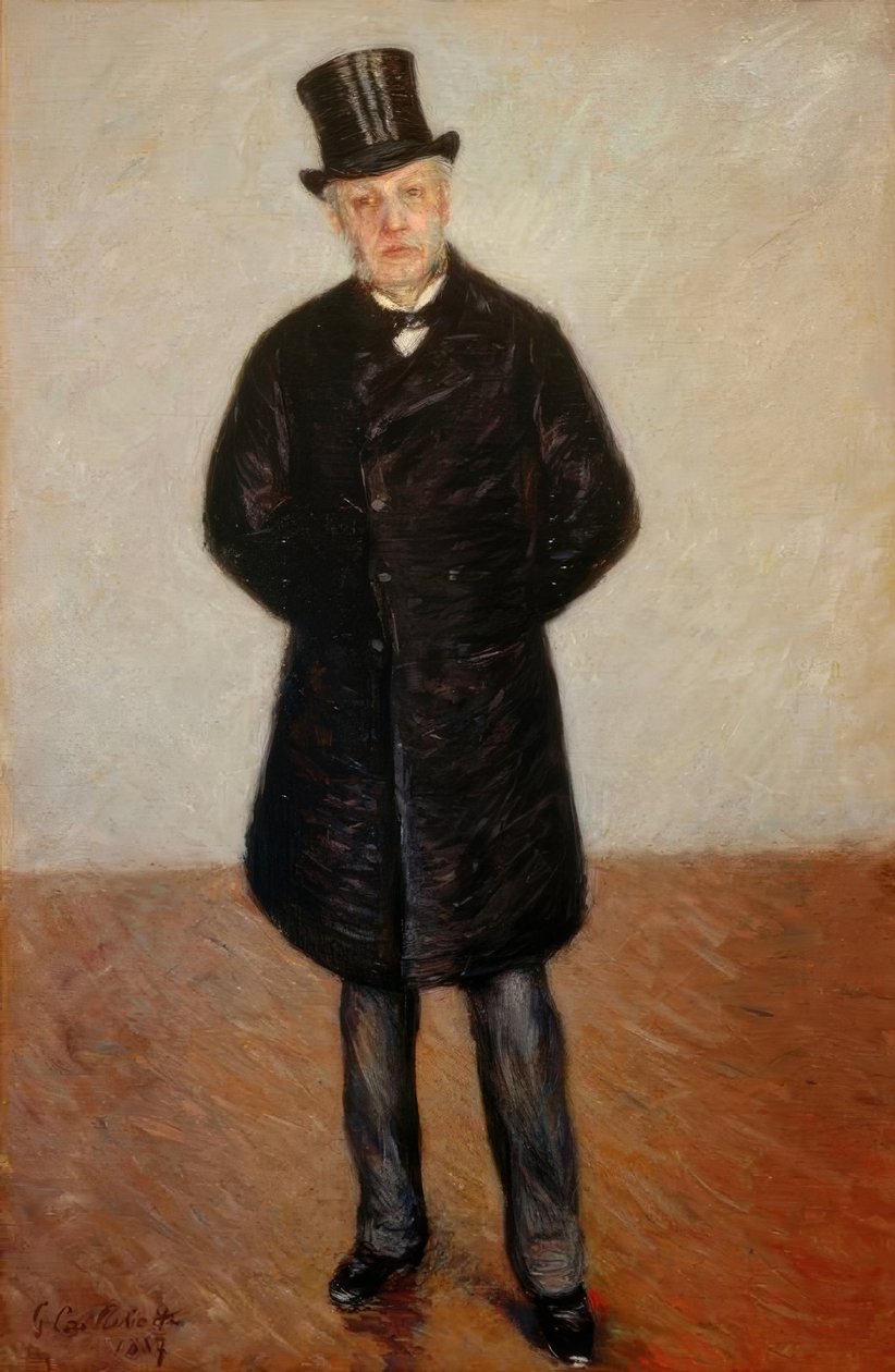 Jean Daurellen muotokuva, aussi Portrait d’homme tekijältä Gustave Caillebotte