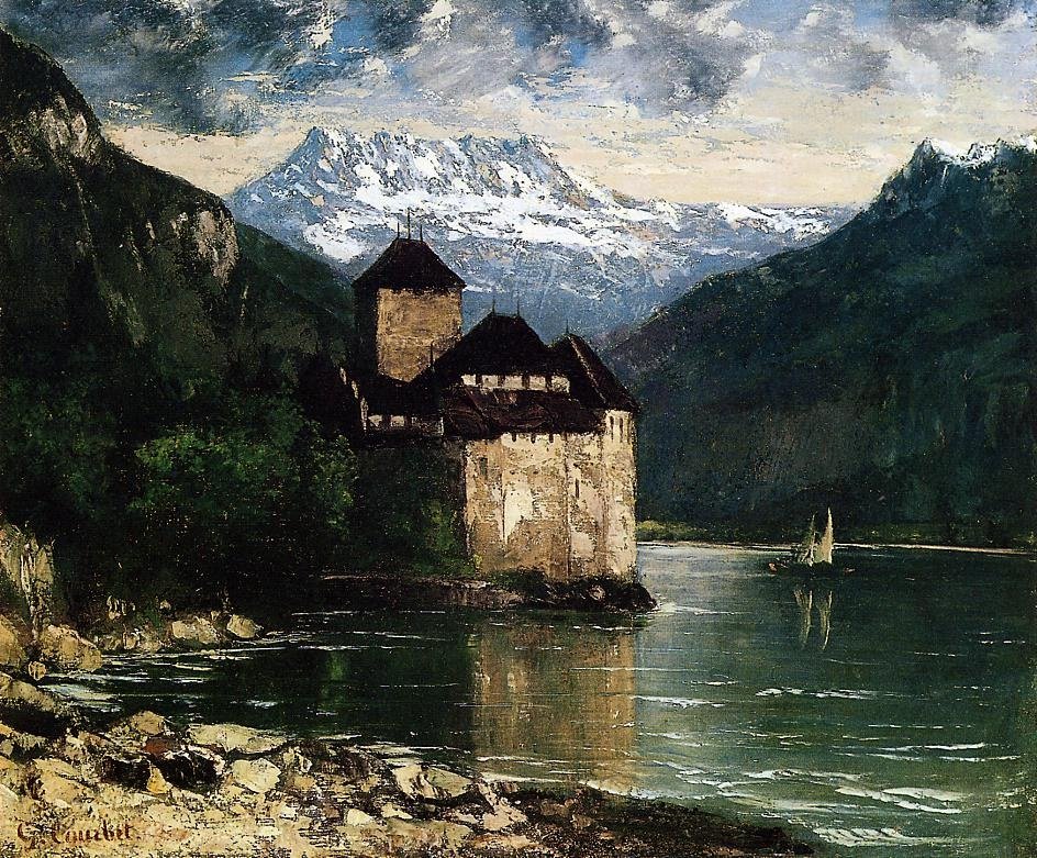 Chillonin linna tekijältä Gustave Courbet