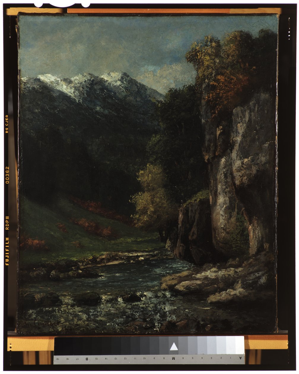 Maisema, n. 1874-77 tekijältä Gustave Courbet
