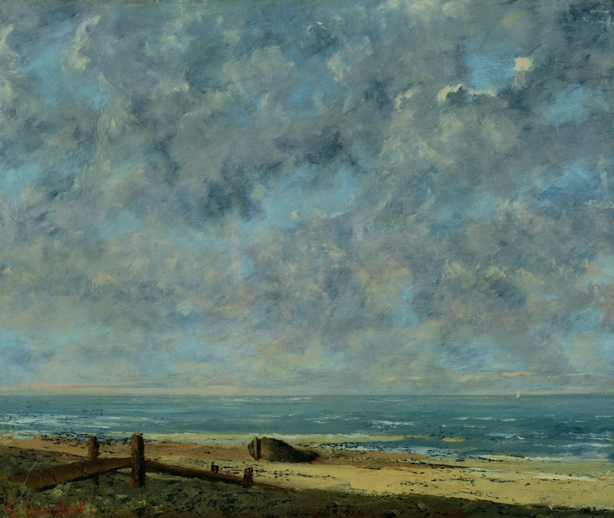Meri, noin 1872 tekijältä Gustave Courbet