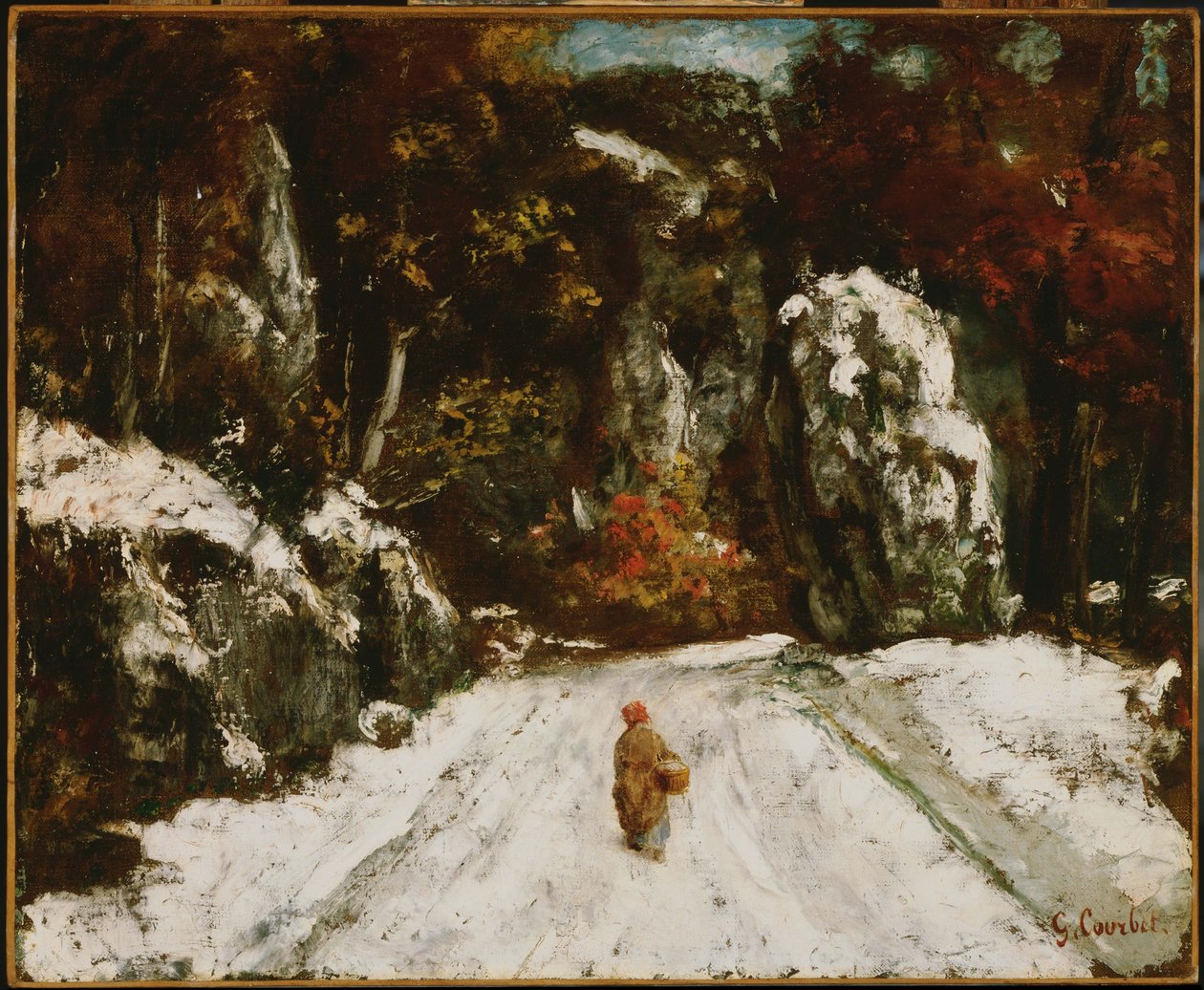 Talvi Jurassa tekijältä Gustave Courbet
