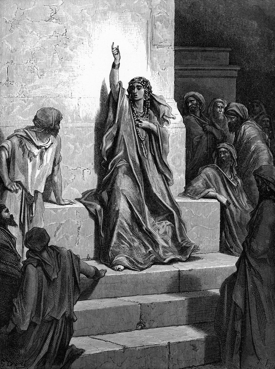 Deborahin voittolaulu. - Raamattu tekijältä Gustave Dore