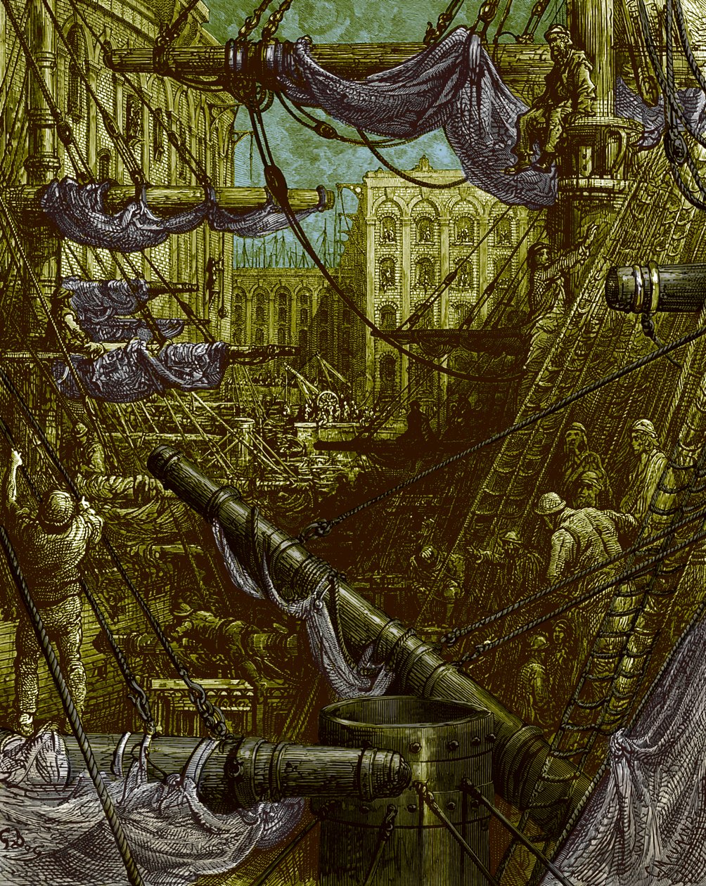 Gustave Doré: Inside the Docks tekijältä Gustave Dore