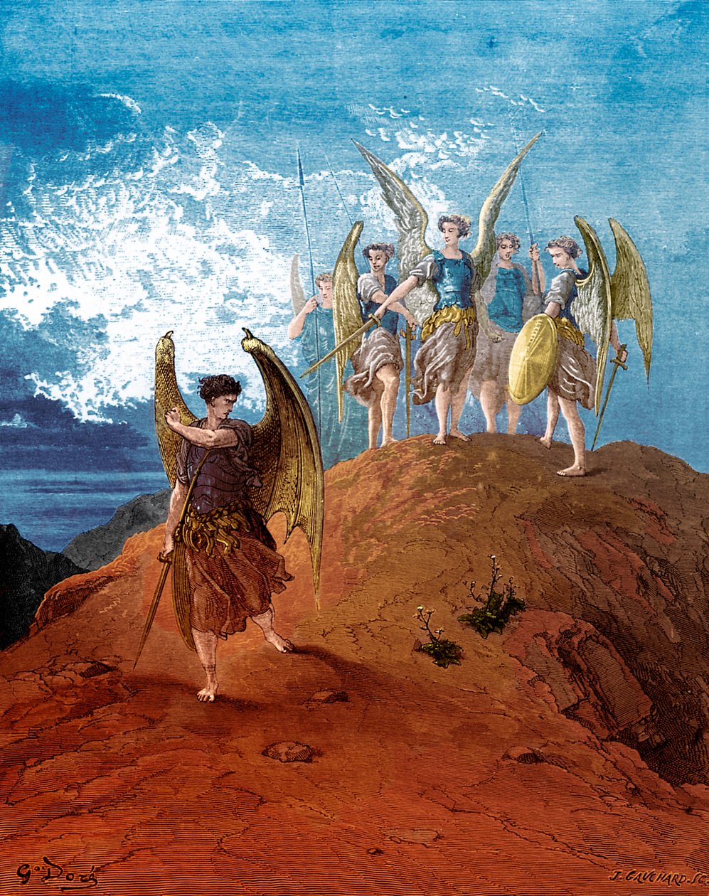 Kadonnut paratiisi: Saatana on voitettu. tekijältä Gustave Dore