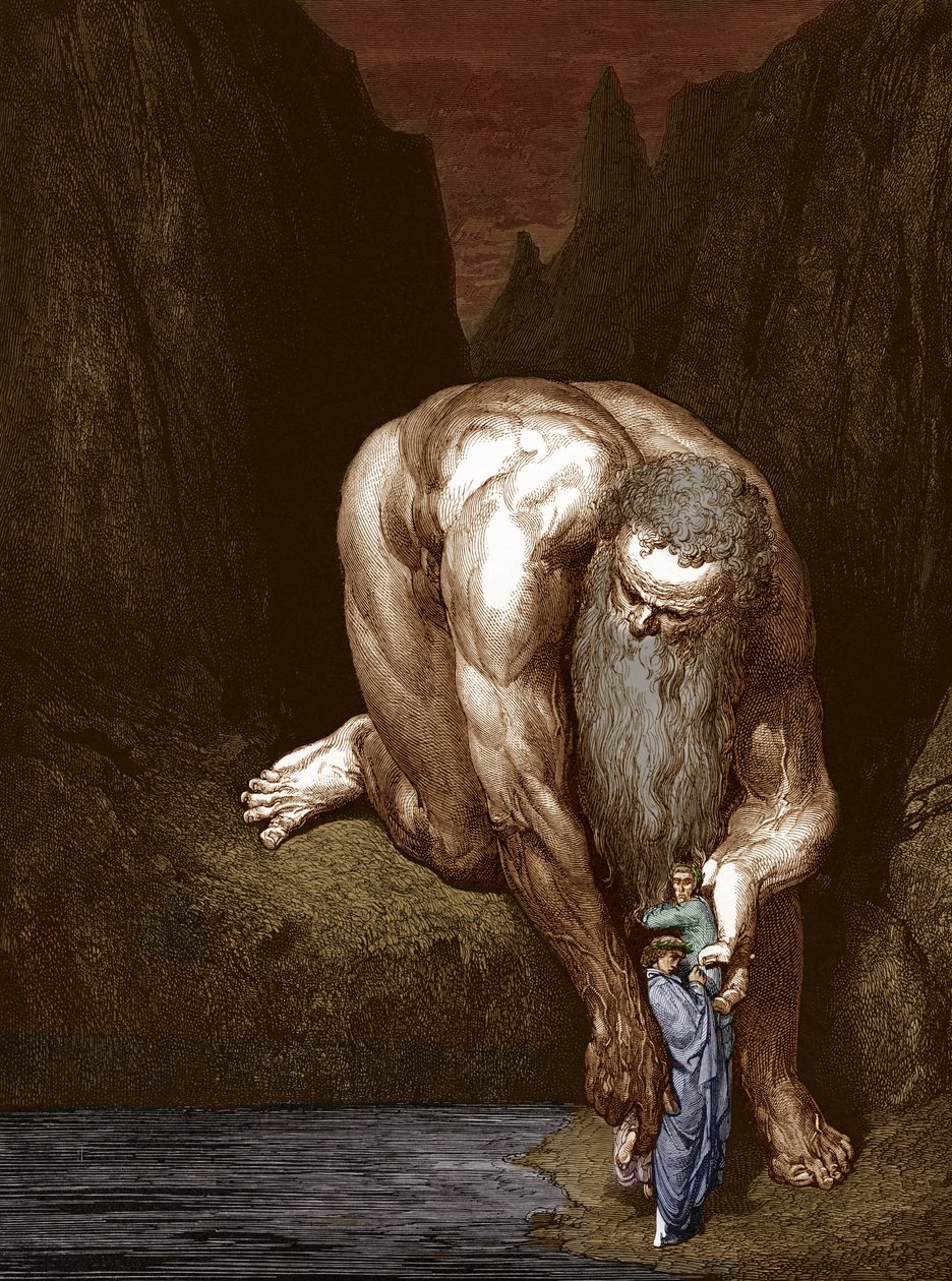 Danten jumalallinen näytelmä: kaiverrus Gustave Doré. tekijältä Gustave Dore