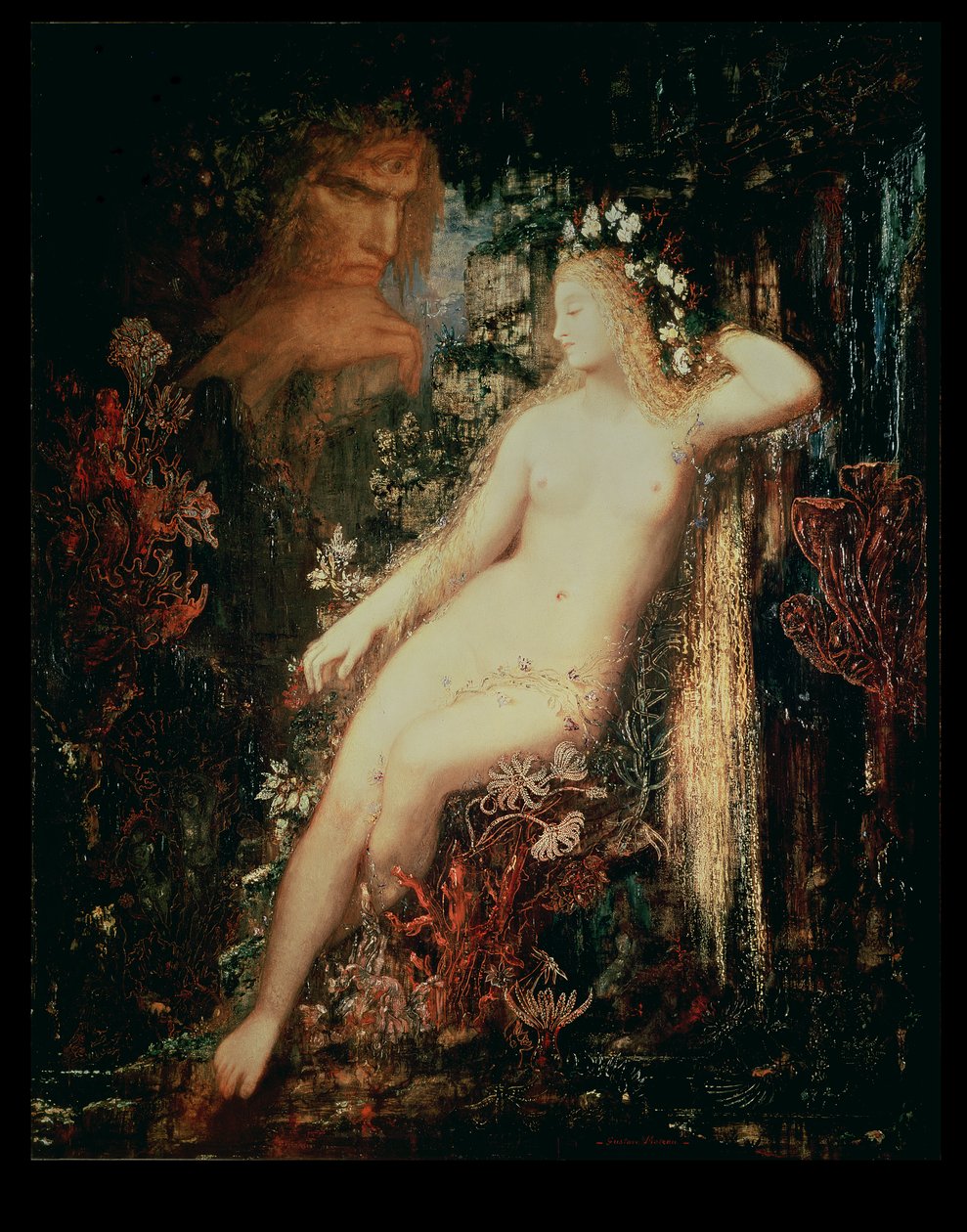 Galatea, 1880-81 tekijältä Gustave Moreau