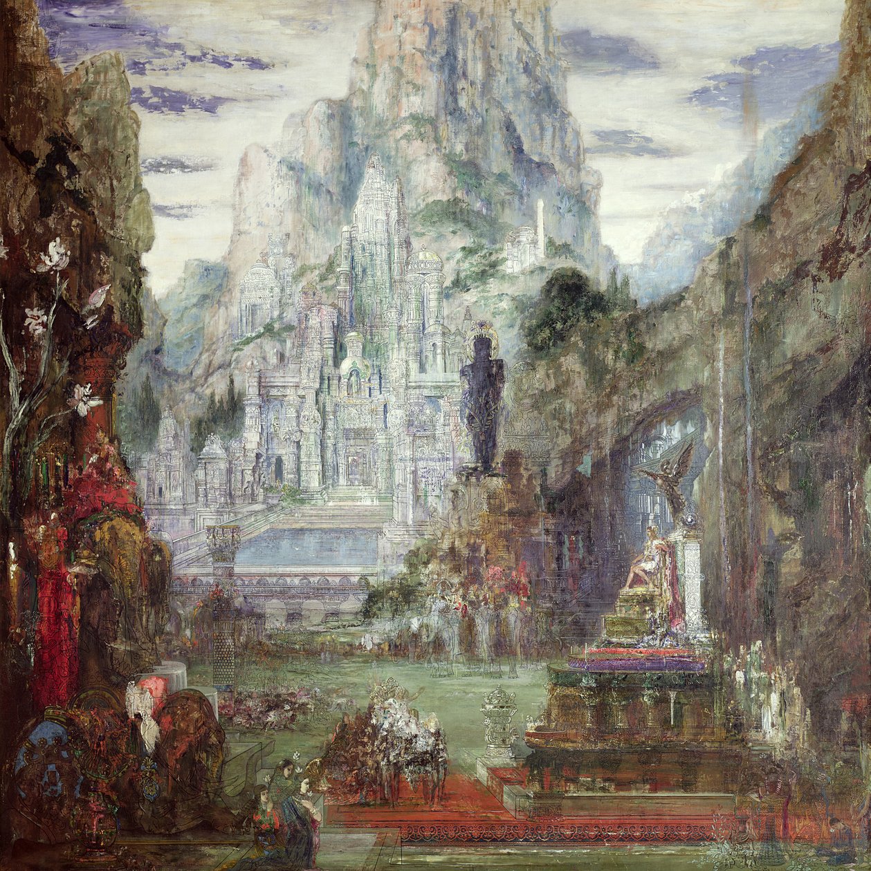 Aleksanteri Suuren voitto (356-323 eKr.) tekijältä Gustave Moreau