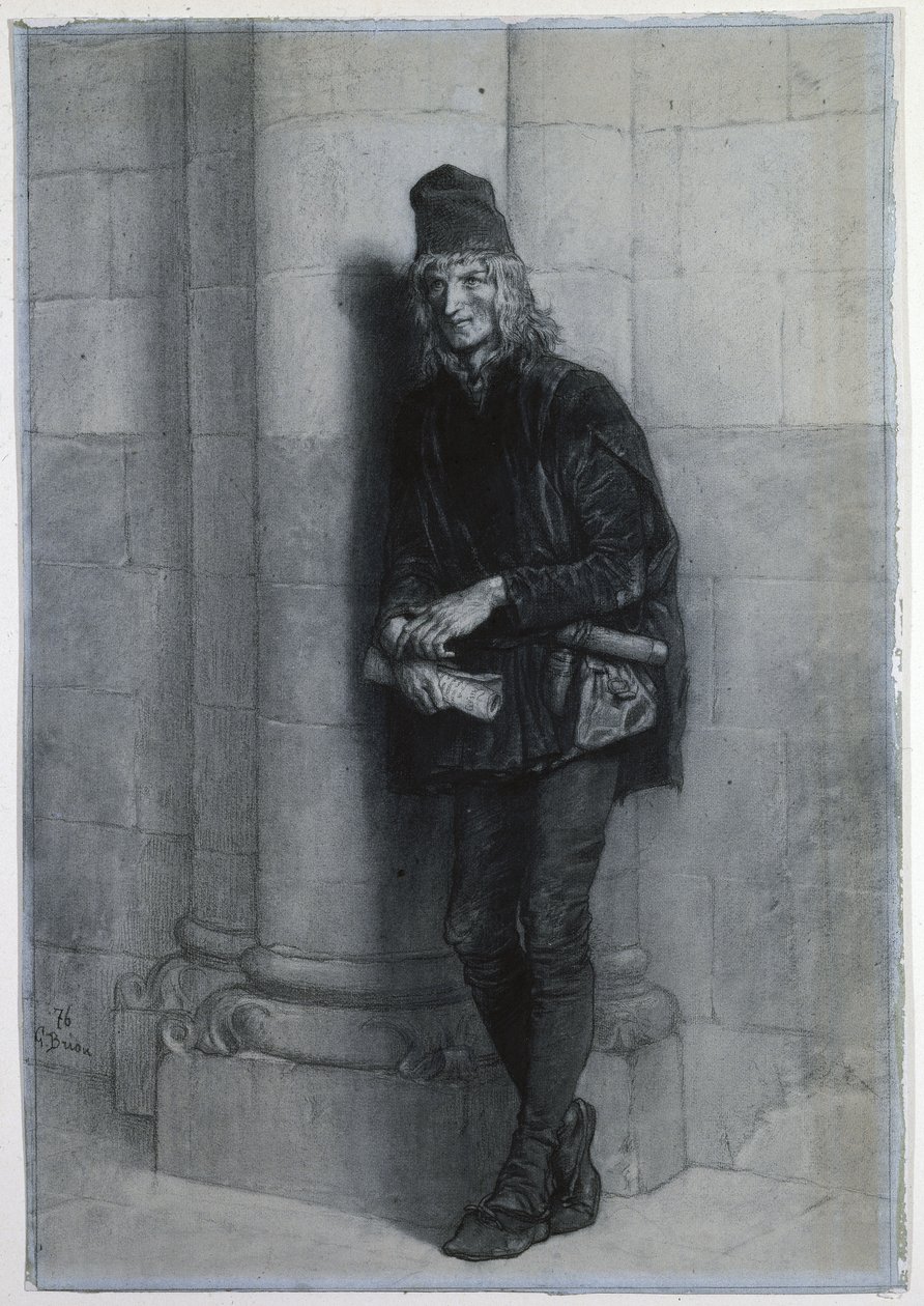 Pierre Gringoire. tekijältä Gustave Brion