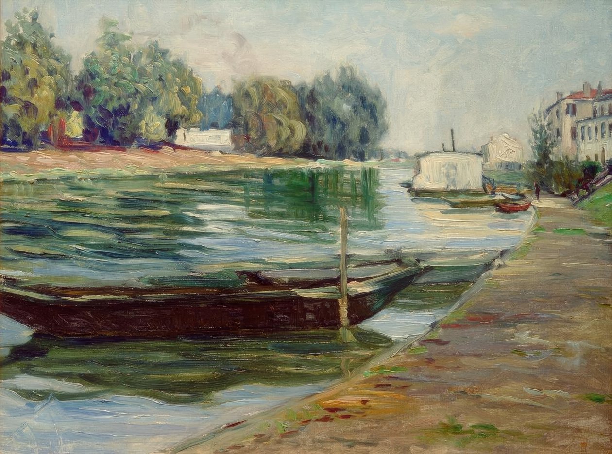 Bords de Seine tekijältä Gustave Caillebotte