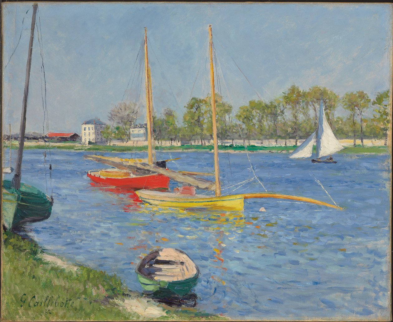 Seine Argenteuilissa, 1882 tekijältä Gustave Caillebotte