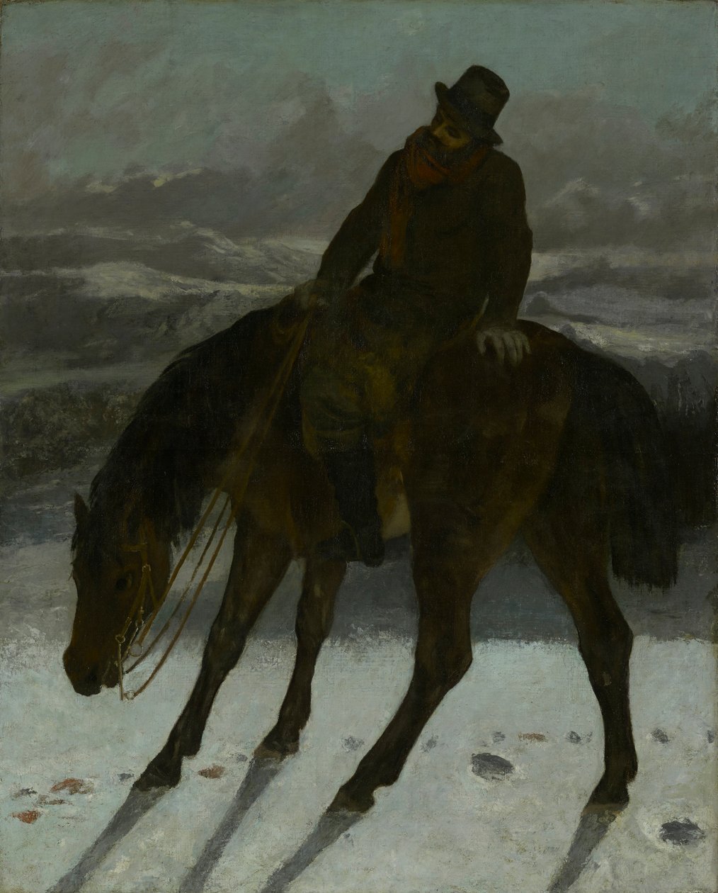 Caçador a cavall finlandès tekijältä Gustave Courbet