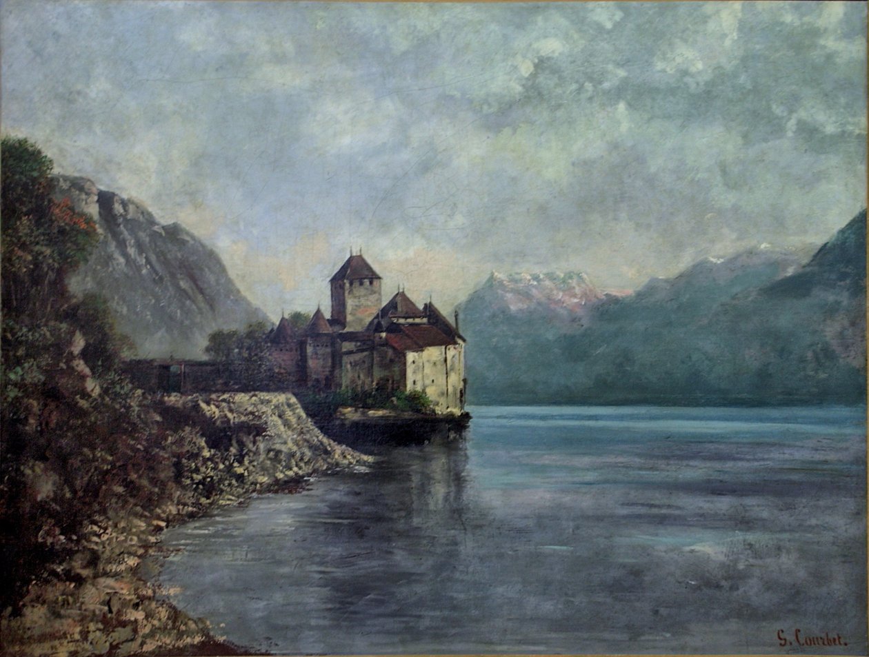 Chillonin linna tekijältä Gustave Courbet